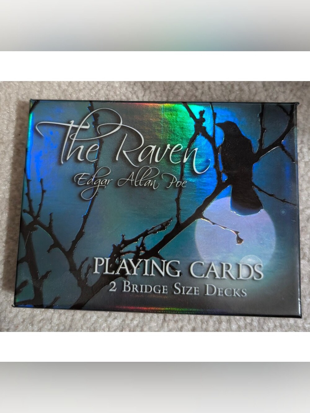 The Raven Edgar Allan Poe Playing Cards Box Set